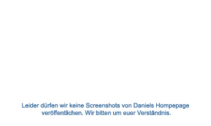 Screenshot www.daniel-kueblboeck.de