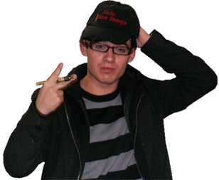 Daniel mit dem Radio PE-Basecap. Foto: Radio Positive Energie