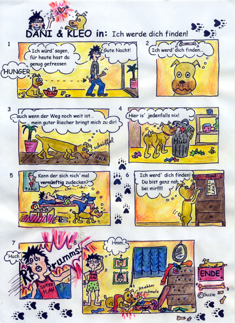 Daniel & Kleo / Zeichnung: Susanne Schulz-Bouchir
